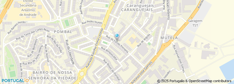 Mapa de Rua da Escola Primária