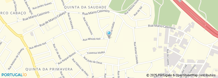 Mapa de Rua da Malita