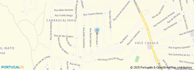 Mapa de Rua da Pecuária