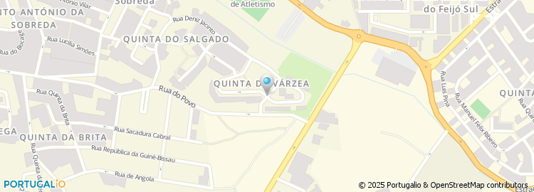 Mapa de Rua da Quinta da Várzea