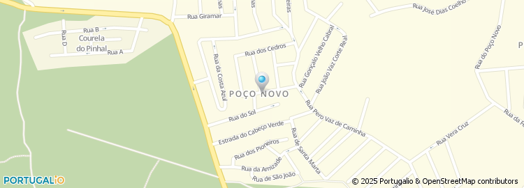 Mapa de Rua da Tranquilidade