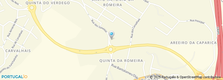 Mapa de Rua das Gaivotas