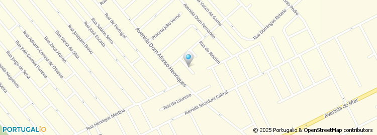 Mapa de Rua das Giestas