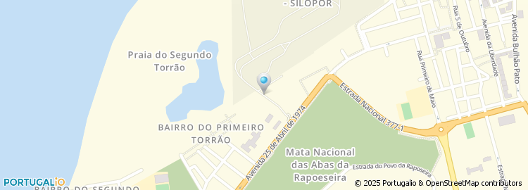 Mapa de Rua das Matas Nacionais