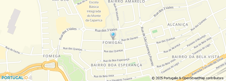 Mapa de Rua de Dentro