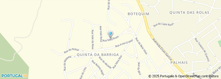 Mapa de Rua de Mira Praia