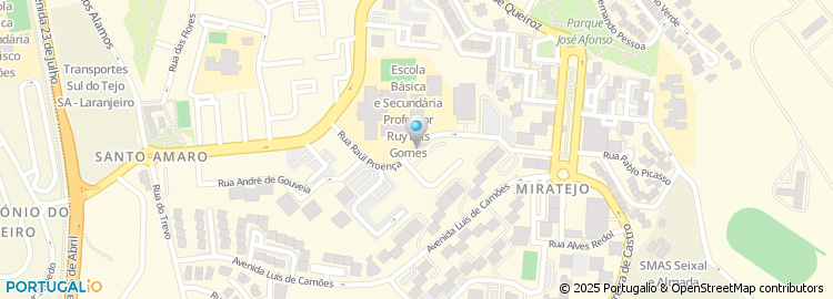 Mapa de Rua de Raúl Proença