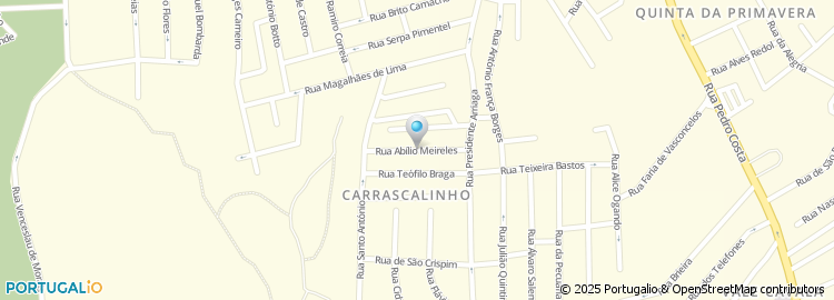 Mapa de Rua de São Francisco