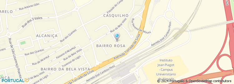 Mapa de Rua de São Miguel Nascente
