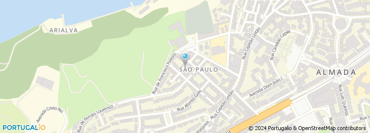 Mapa de Rua Diogo Paiva de Andrade