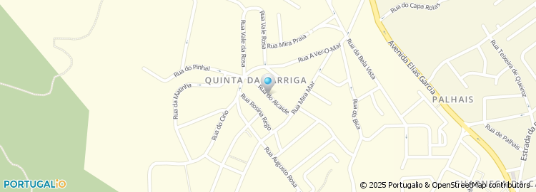 Mapa de Rua do Alcaide