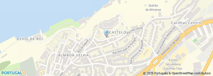 Mapa de Rua do Castelo