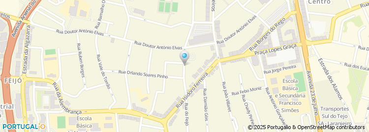 Mapa de Rua do Clube Sargento da Armada