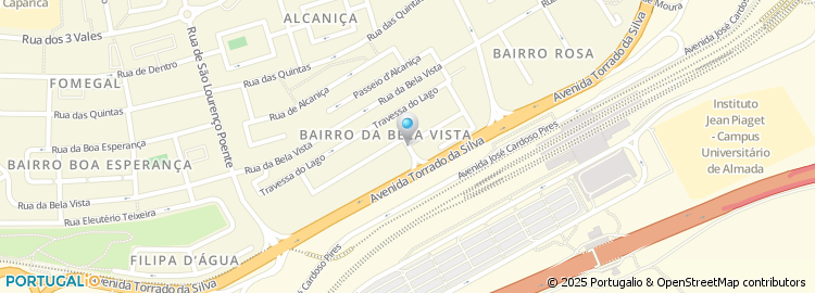 Mapa de Rua do Meio