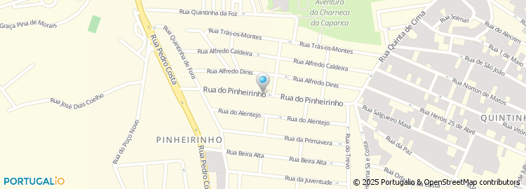 Mapa de Rua do Pinheirinho