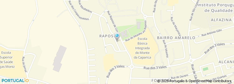 Mapa de Rua do Raposo de Cima