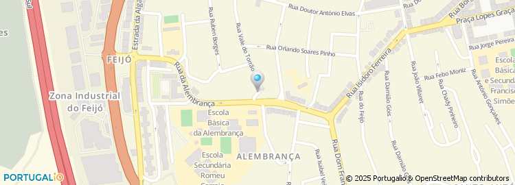 Mapa de Rua do Vale Torrão