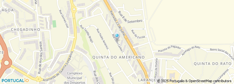 Mapa de Rua Dom Carlos i