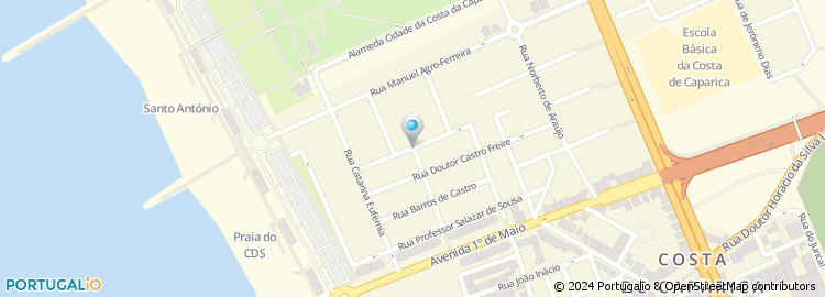 Mapa de Rua Dom Francisco de Noronha