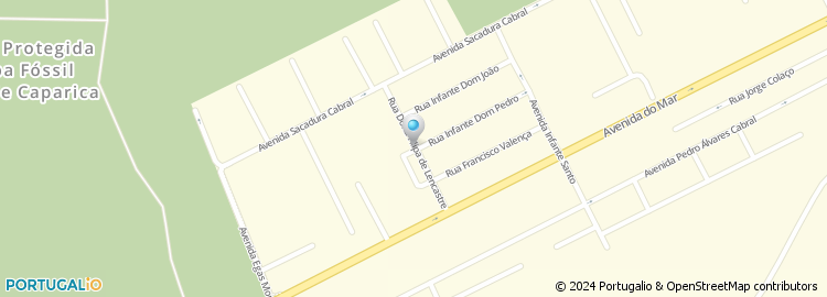 Mapa de Rua Dona Filipa de Lencastre