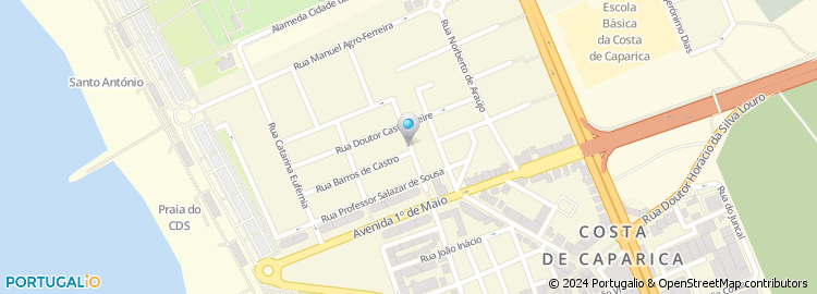 Mapa de Rua dos Goivos