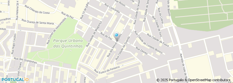 Mapa de Rua dos Meus Amores