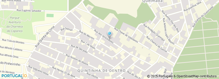 Mapa de Rua dos Vencedores