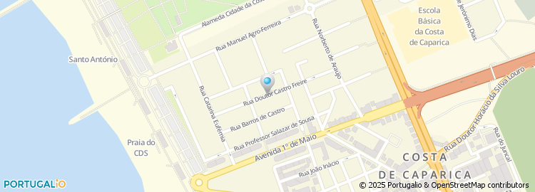 Mapa de Rua Doutor Castro Freire