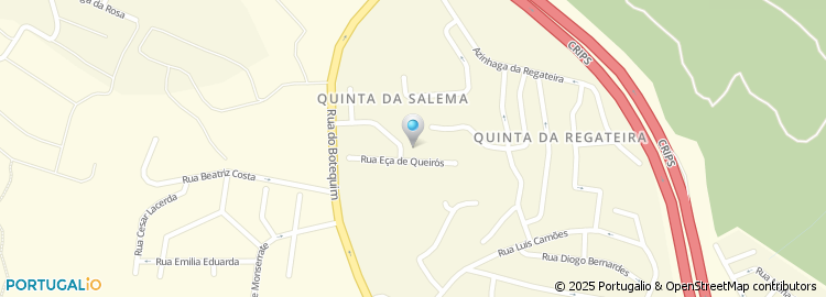 Mapa de Rua Eça de Queirós