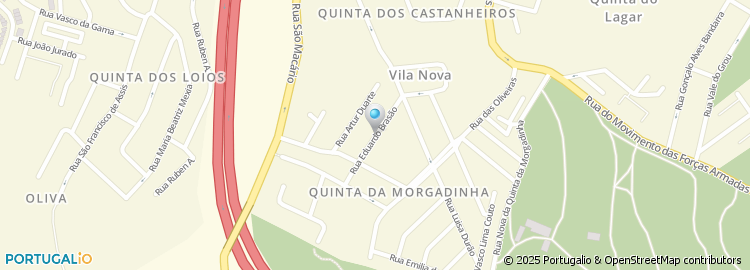 Mapa de Rua Eduardo Brasão