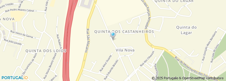 Mapa de Rua Ernesto Augusto Costa
