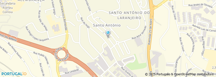 Mapa de Rua Evaristo de Campos