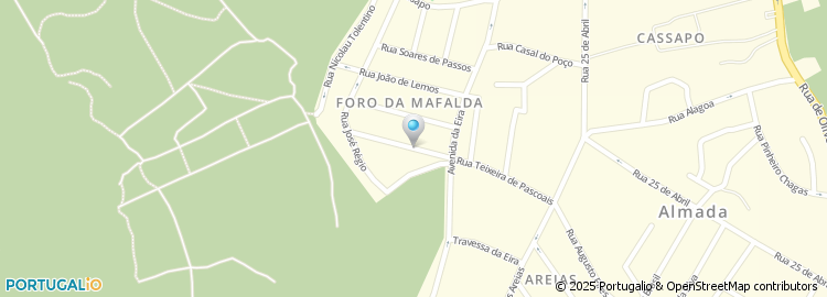 Mapa de Rua Feliciano de Castilho
