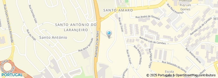 Mapa de Rua Filipe Folque