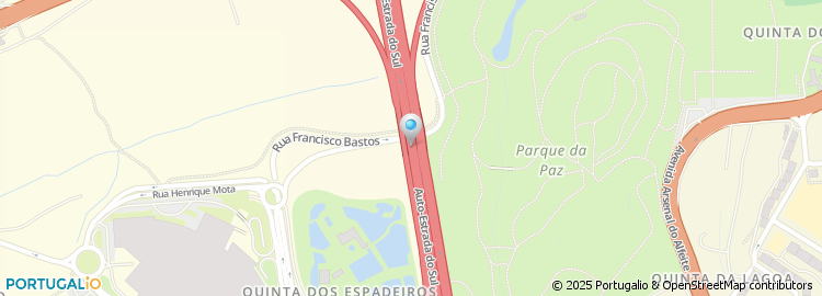 Mapa de Rua Francisco Bastos