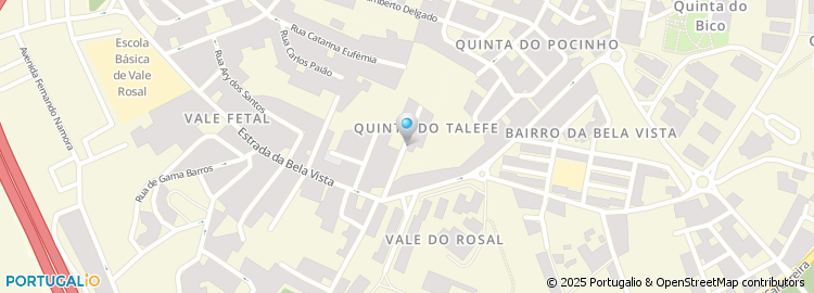 Mapa de Rua Francisco Costa