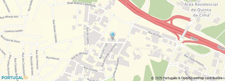Mapa de Rua Francisco de Andrade