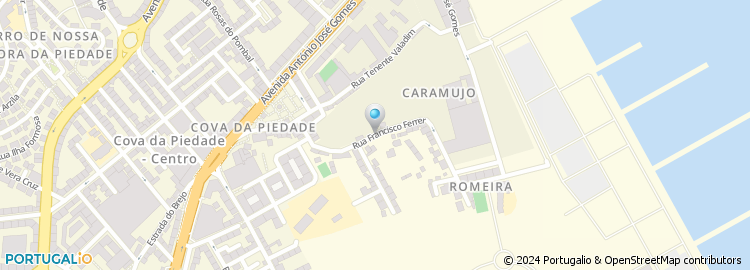 Mapa de Rua Francisco Ferrer