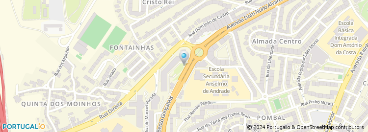 Mapa de Rua Frederico Pinheiro
