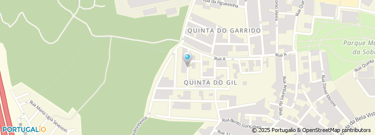 Mapa de Rua G da Quinta do Gil