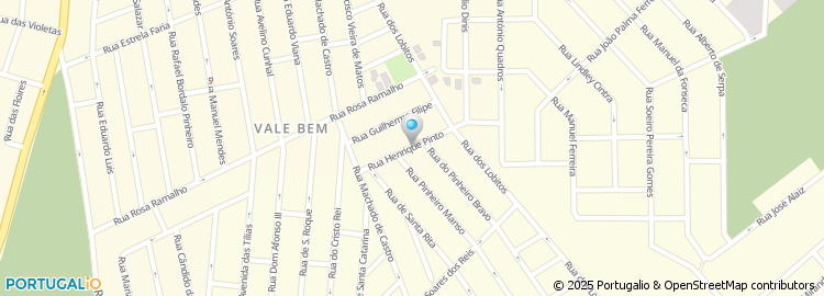 Mapa de Rua Henrique Pinto