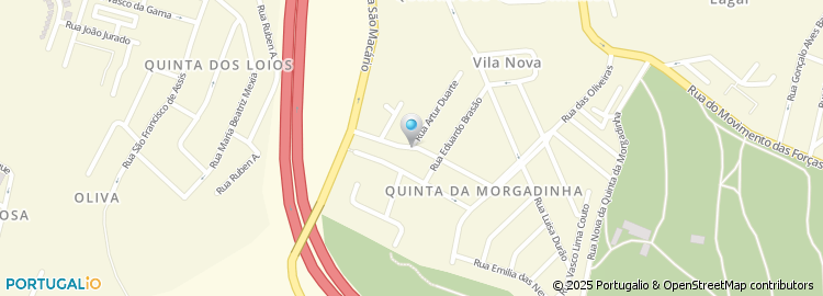 Mapa de Rua Humberto Madeira