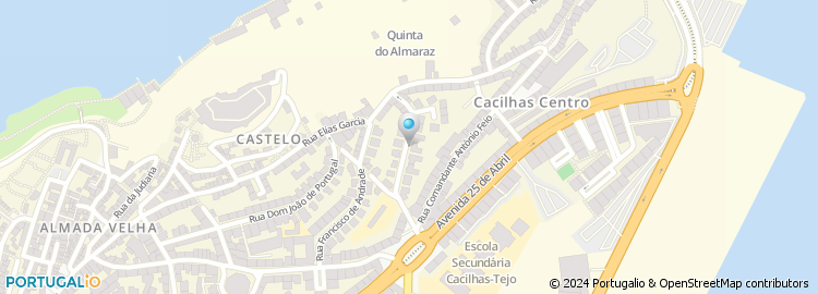 Mapa de Rua Infanta Dona Beatriz