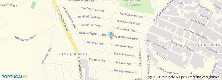 Mapa de Rua Isabel de Castro
