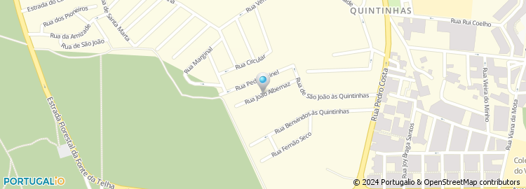 Mapa de Rua João Albernaz