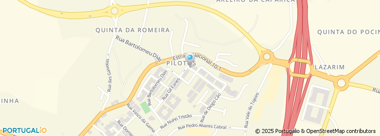 Mapa de Rua João Gonçalves Zarco