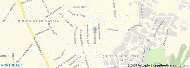 Mapa de Rua João Simões