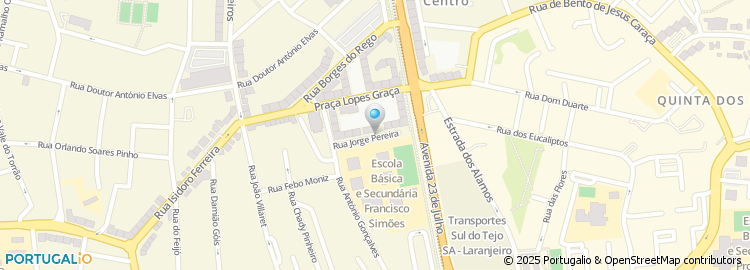 Mapa de Rua Jorge Pereira