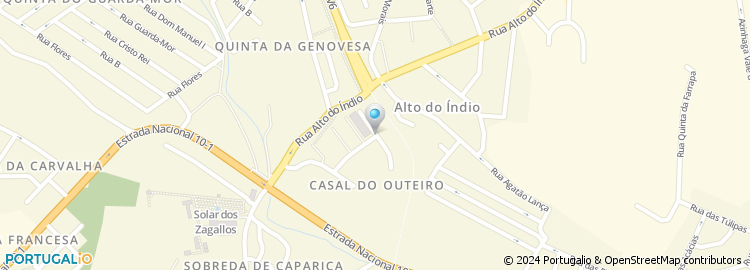 Mapa de Rua Jorge Vieira