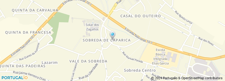 Mapa de Rua José António do Vale